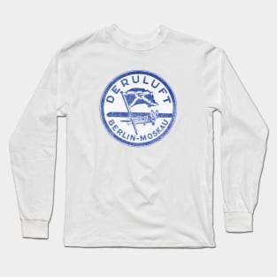 1935 Deruluft Soviet German Airline Long Sleeve T-Shirt